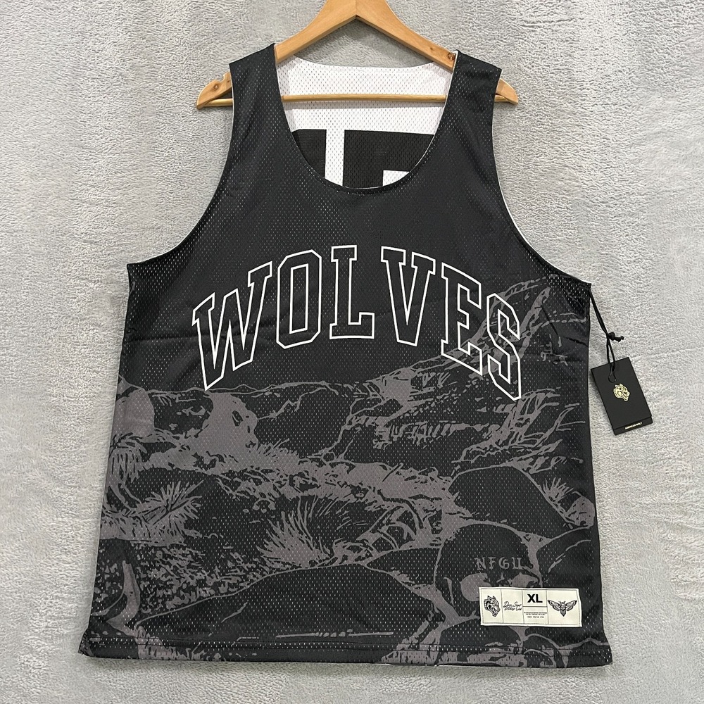 Darc Sport Vegas Wolves Reversible Jersey Basketball Club Y2K RARE
